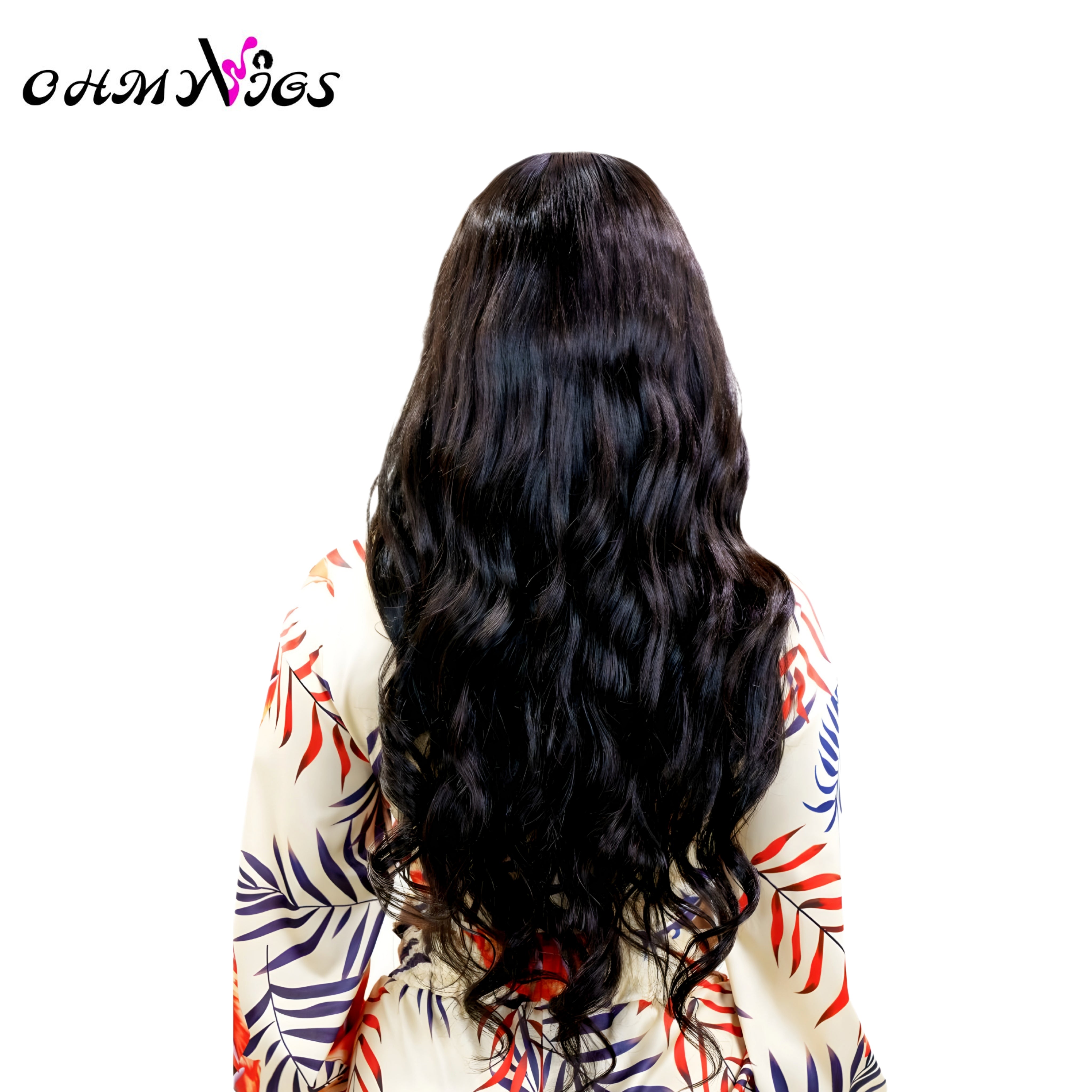 OHMYVIGS Perruque body wave, 100 % cheveux humains, lace 6x4/5x5, sans colle, prête à porter