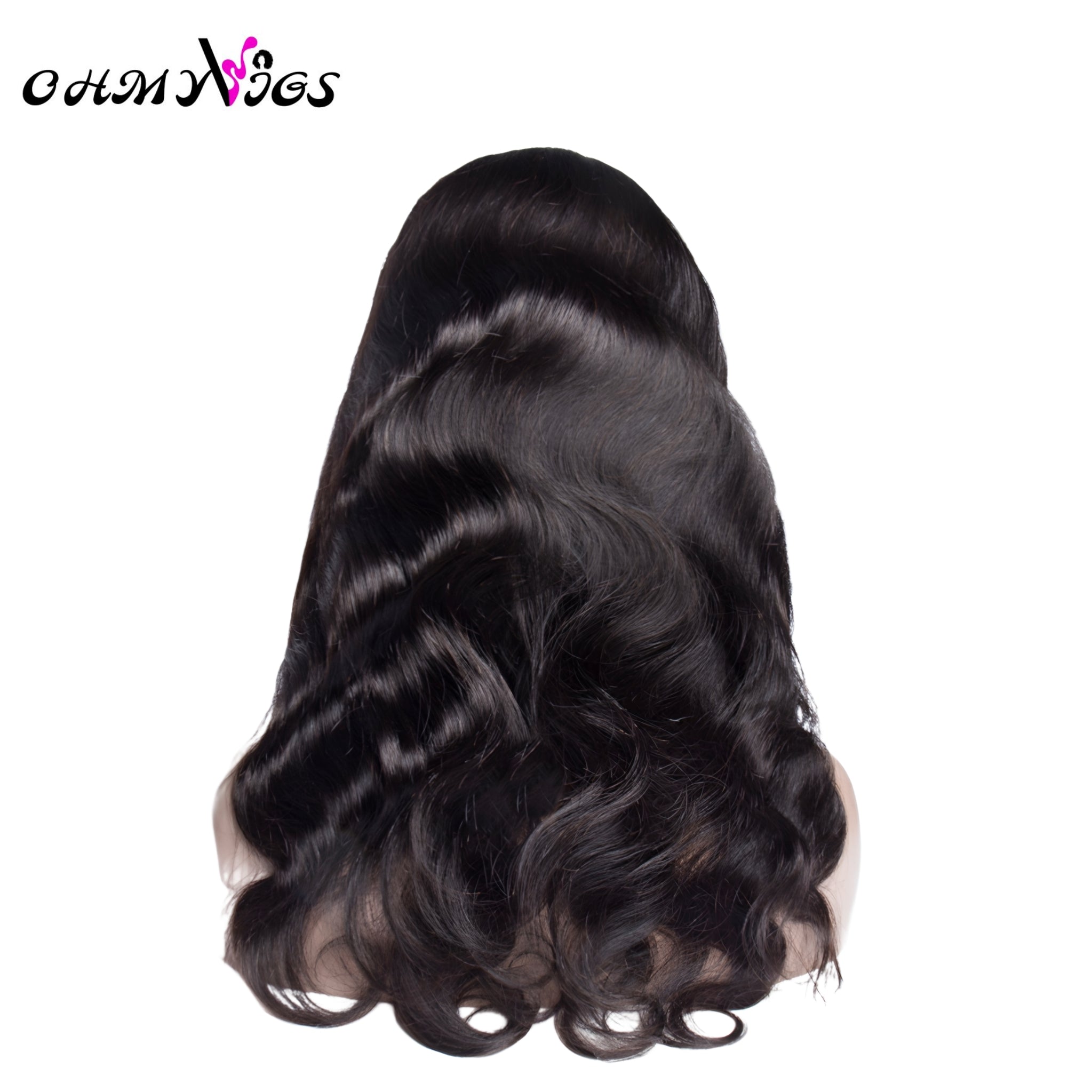 OHMYVIGS Perruque body wave, 100 % cheveux humains, lace 13x4/6x4, pré-coupée, pré-épilée, prête à porter, nœuds décolorés